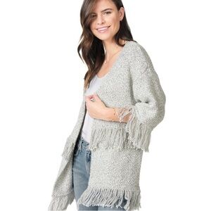 Cupcakes & Cashmere Calypso Fringe Cardigan